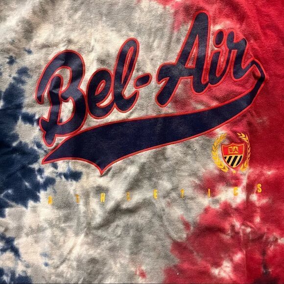 BEL AIR ATHLETICS WILL SMITH FRESH PRINCE TIE DYE TEE MEDIUM - Picture 5 of 7